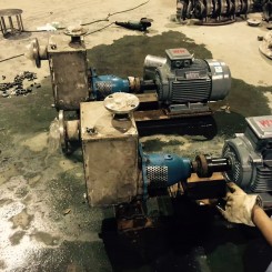 化工泵使用(yong)現場